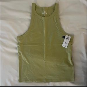 NEW - Hollister High Neck Green Tank Top Size Large